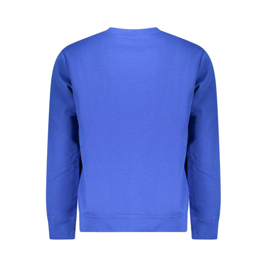 Norway 1963 Blauer Herrenpullover aus Baumwolle