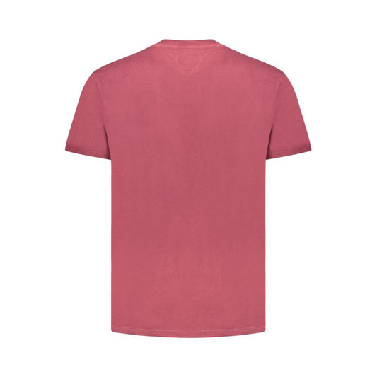 Tommy Hilfiger Rotes Baumwolle Männer T-Shirt