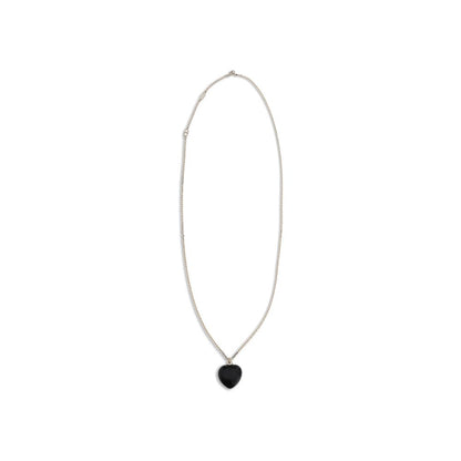 Valentino Garavani Black Brass Necklace