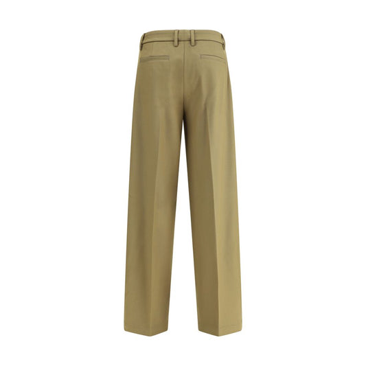 True Royal Green Polyester Dress Pants