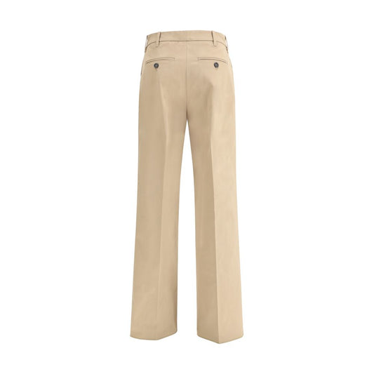 True Royal Beige Cotton Casual Pants