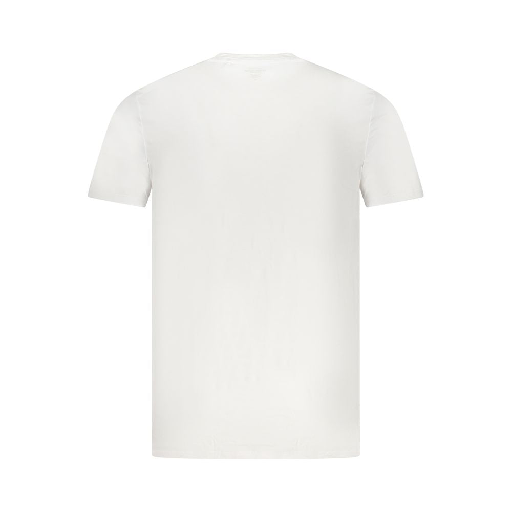Guess Jeans White Modal Men T-Shirt