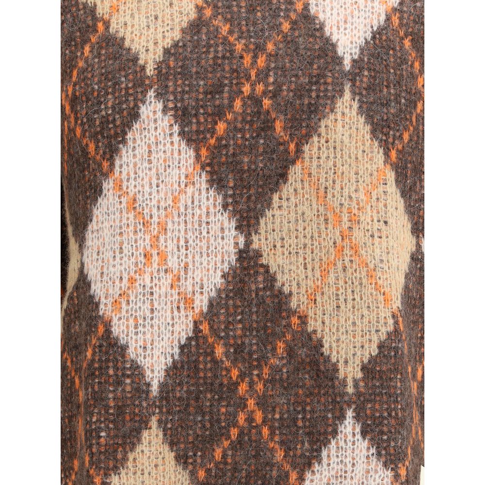 Emporio Armani Brown Polyamide Sweatshirt