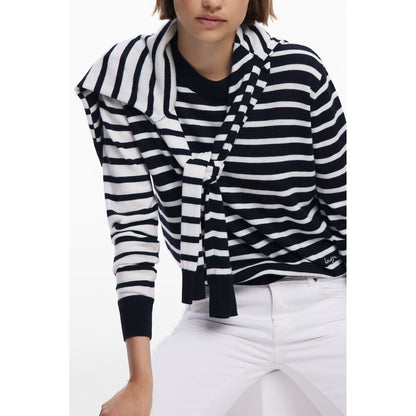 Desigual Schwarzer Pullover aus Wolle für Frauen