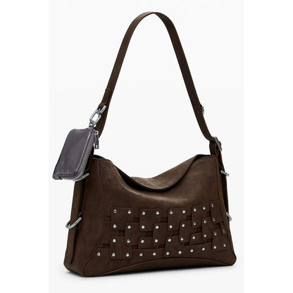 Desigual Braun Polyethylen Frauen Handtasche