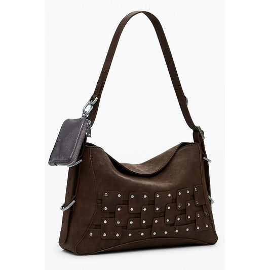 Desigual Braun Polyethylen Frauen Handtasche
