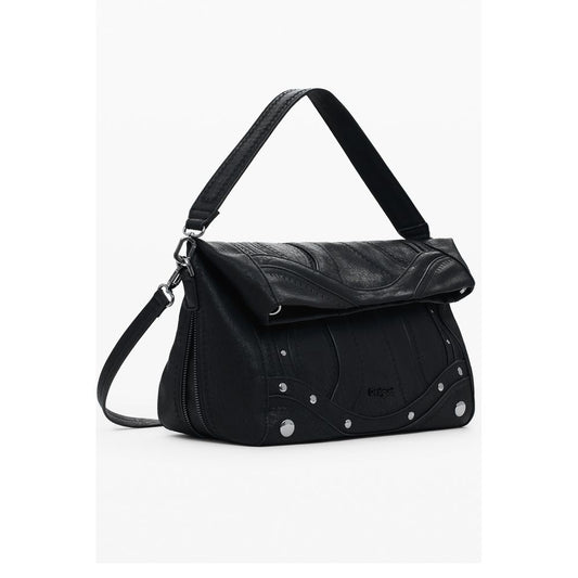 Desigual Schwarz Polyethylen Frauen Handtasche