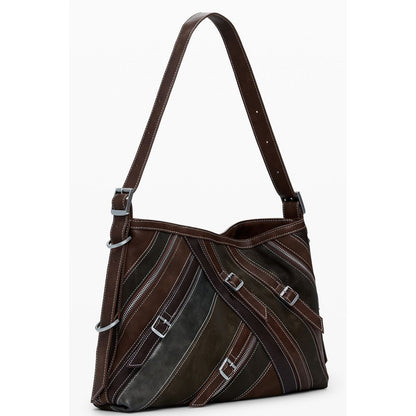 Desigual Braun Polyethylen Frauen Handtasche