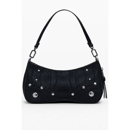 Desigual Schwarz Polyethylen Frauen Handtasche