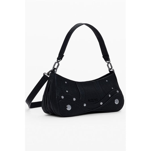 Desigual Schwarz Polyethylen Frauen Handtasche