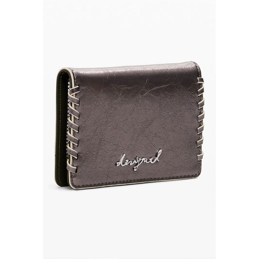 Desigual Bronze Polyethylen Frauen Brieftasche