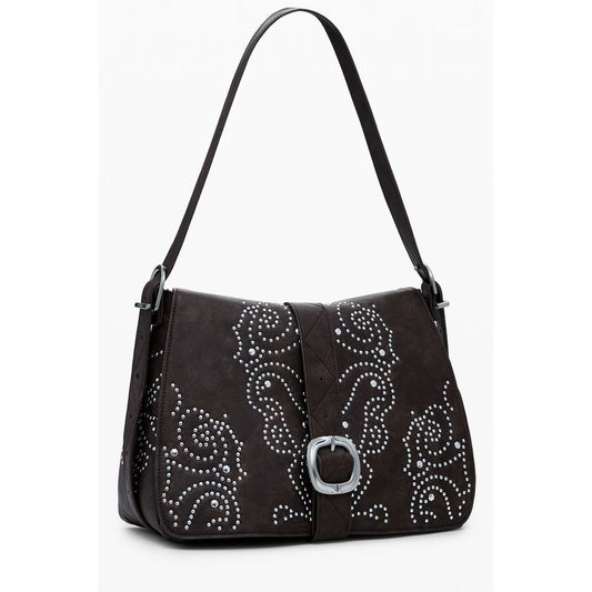 Desigual Braun Polyethylen Frauen Handtasche
