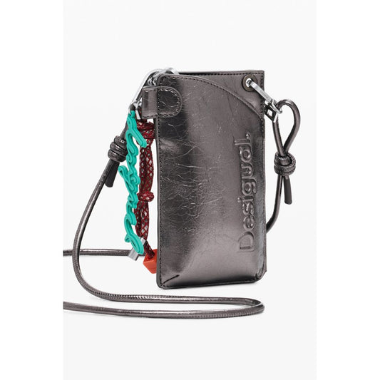 Desigual Bronze Polyethylen Frauen Brieftasche