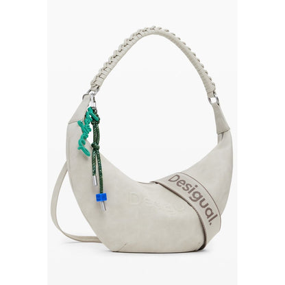 Desigual Beige Polyethylen Frauen Handtasche