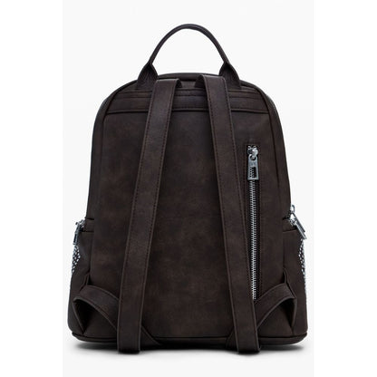 Desigual Brauner Polyethylen-Rucksack für Frauen