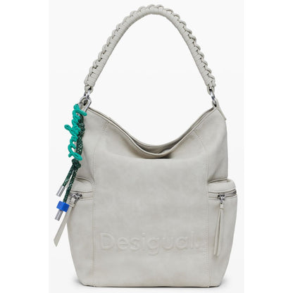 Desigual Beige Polyethylen Frauen Rucksack