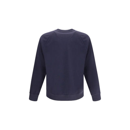 Fendi Blue Cotton Sweatshirt