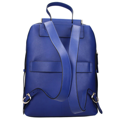 Piquadro Blue Leather Backpack