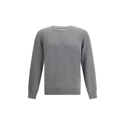Brunello Cucinelli Gray Cashmere Cashmere Sweater