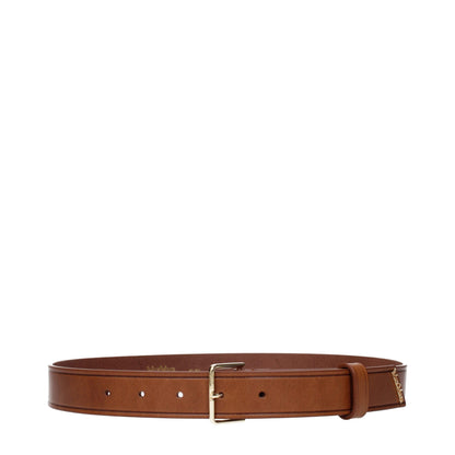 Max Mara Brown Leather Regular Belt