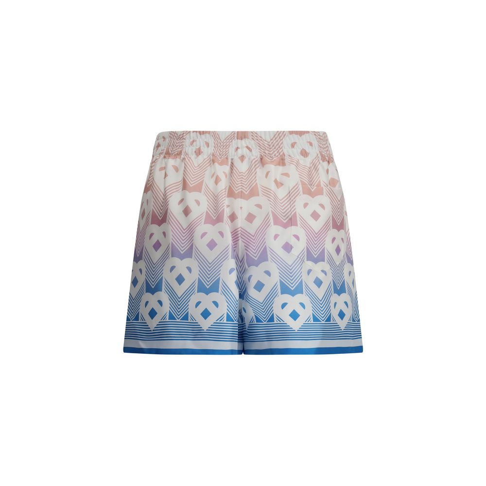 Casablanca Multicolor Silk Bermuda Shorts