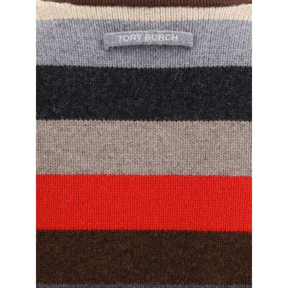 Tory Burch Multicolor Merino Wool Turtleneck