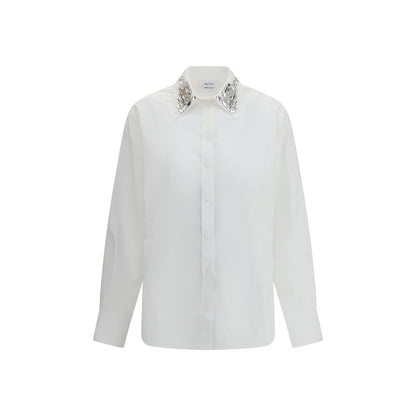 Alexander McQueen White Cotton Dress Shirt