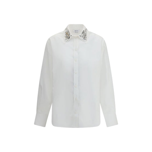 Alexander McQueen White Cotton Dress Shirt