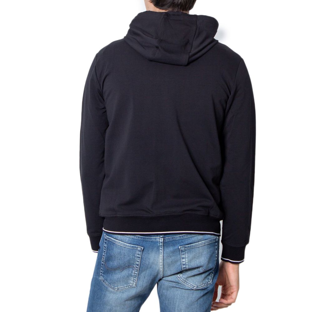 Armani Exchange Black Cotton Hoodie