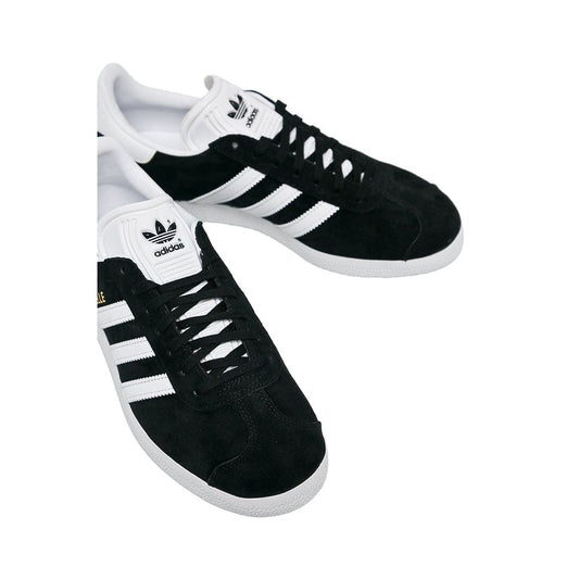 Adidas Schwarzer Leder-Sneaker