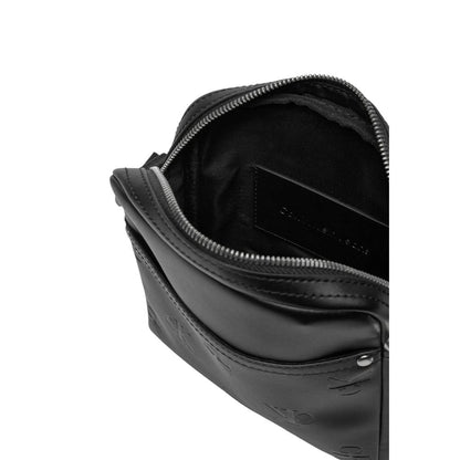 Calvin Klein Jeans Schwarze Polyethylen-Messenger-Tasche
