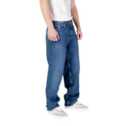 Tommy Hilfiger Jeans Blaue Relaxed Fit Jeans aus recycelter Baumwolle