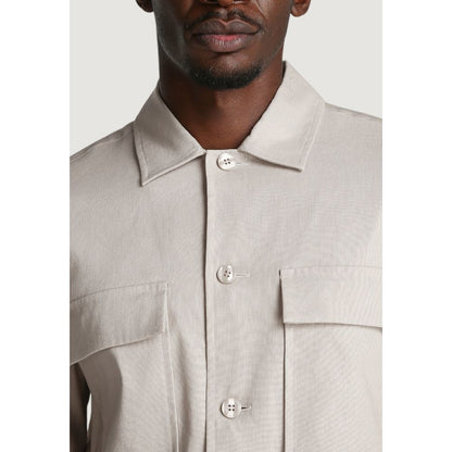 Calvin Klein Beige Lyocell-Hemd