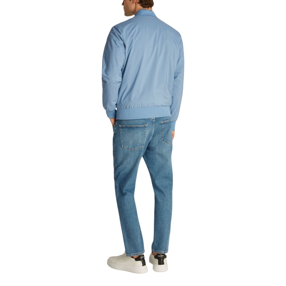 Calvin Klein Hellblaue Jacken aus recyceltem Polyester &amp
