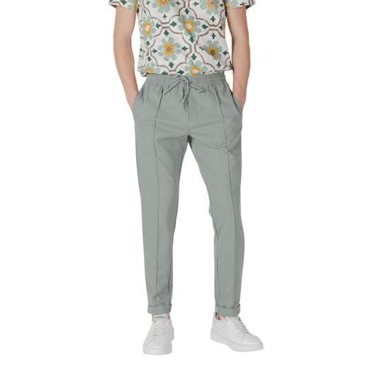 Antony Morato Green Polyester Joggers (Workout Pants)
