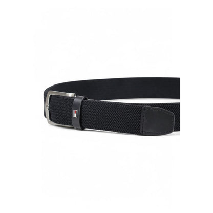 Tommy Hilfiger Schwarzer Gürtel aus recyceltem Polyester