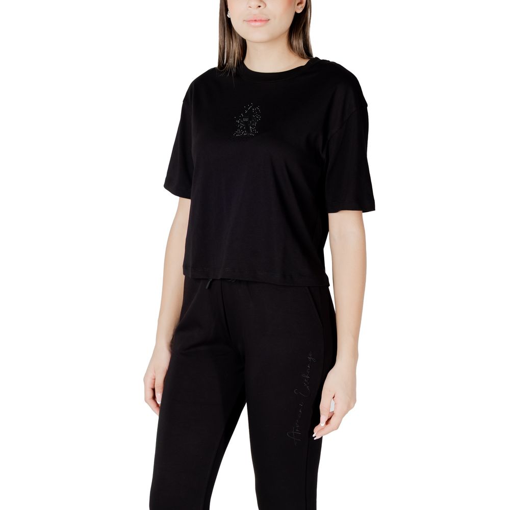 Armani Exchange Black Cotton Sportswear