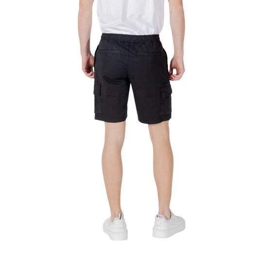 Hugo Boss Schwarze Baumwoll-Bermudas