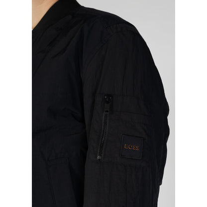 Hugo Boss Schwarze Polyamid-Jacken &amp