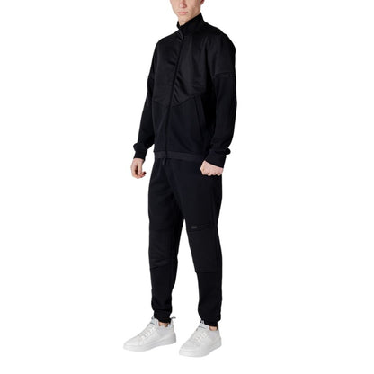 EA7 Emporio Armani Black Cotton Sweatsuit