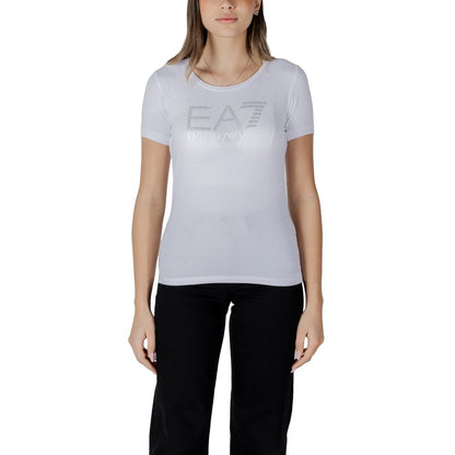 EA7 Emporio Armani White Cotton Sportswear