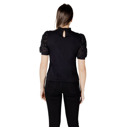 Morgan De Toi Black Cotton T-Shirt
