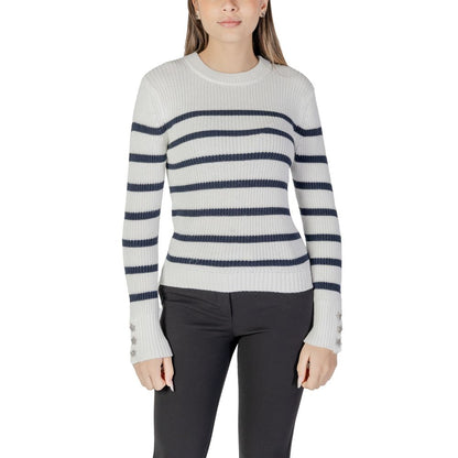 Morgan De Toi White Cotton Sweatshirt