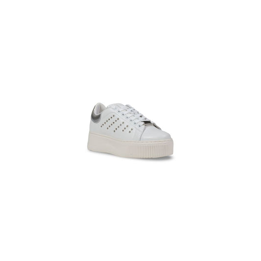 Cult White Leather Low Top Sneakers
