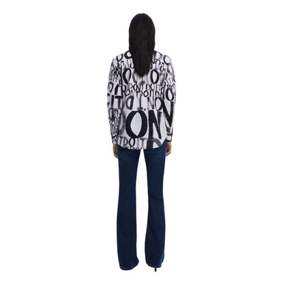 Desigual Schwarze Baumwollbluse