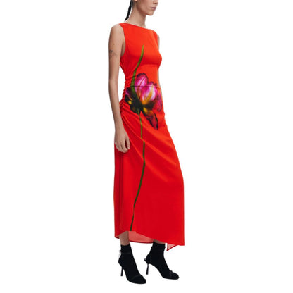Desigual Rote Viskose Lang