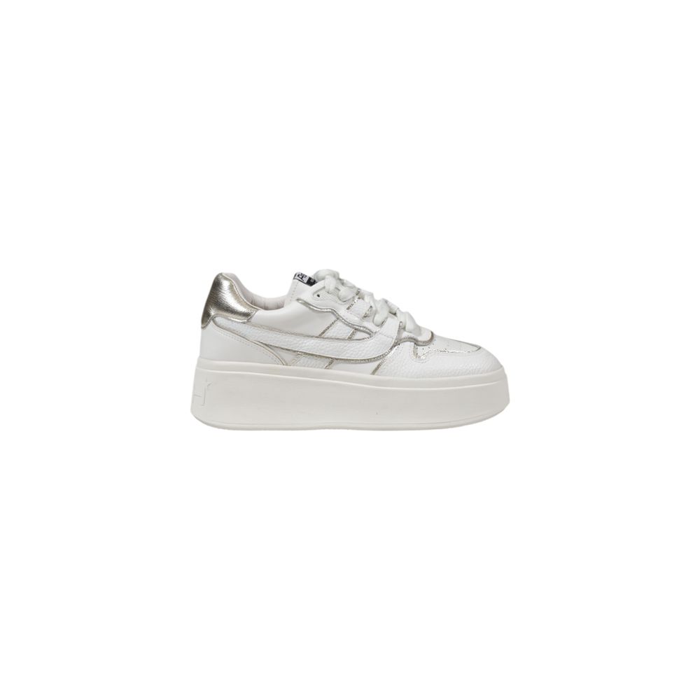 ASH White Leather Platform Sneakers