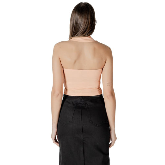 Calvin Klein Jeans Orangefarbenes Baumwolltop