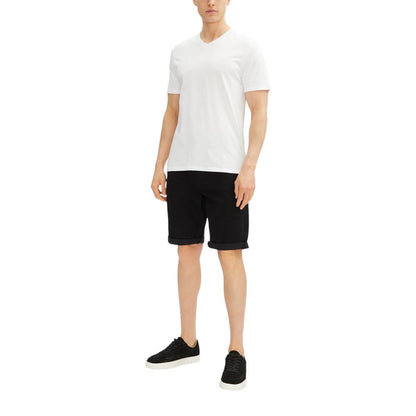 Calvin Klein Jeans Schwarze Baumwoll-Bermudas