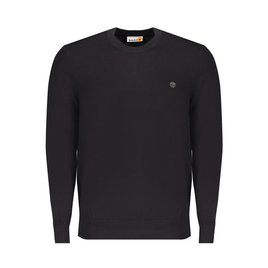 Timberland Black Cotton Men's Long-Sleeve T-Shirt